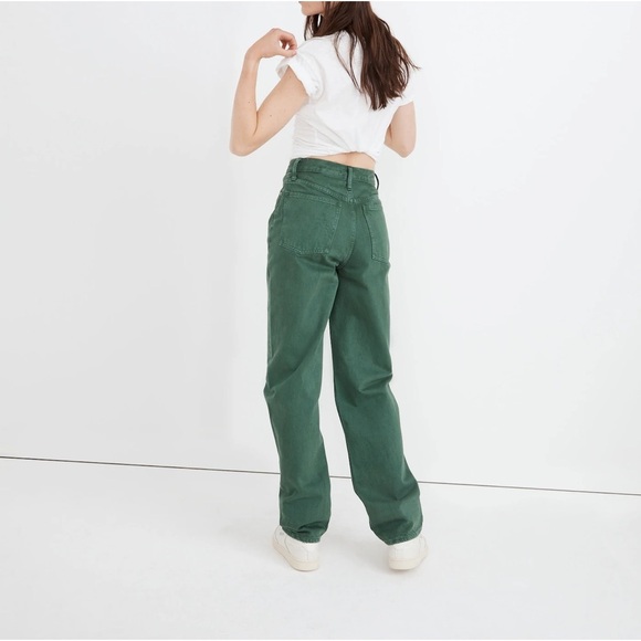Madewell Baggy Straight Jeans: Garment-Dyed Edition - Picture 2 of 12